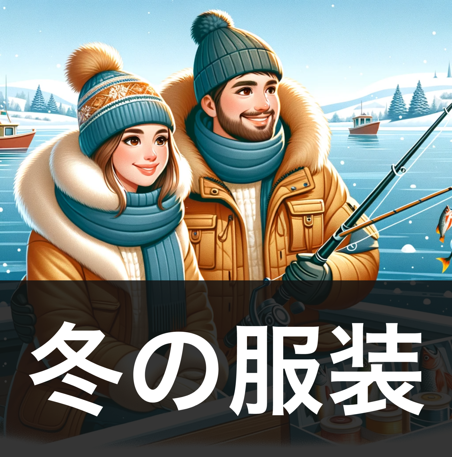 【冬季】船釣りに行く時の服装