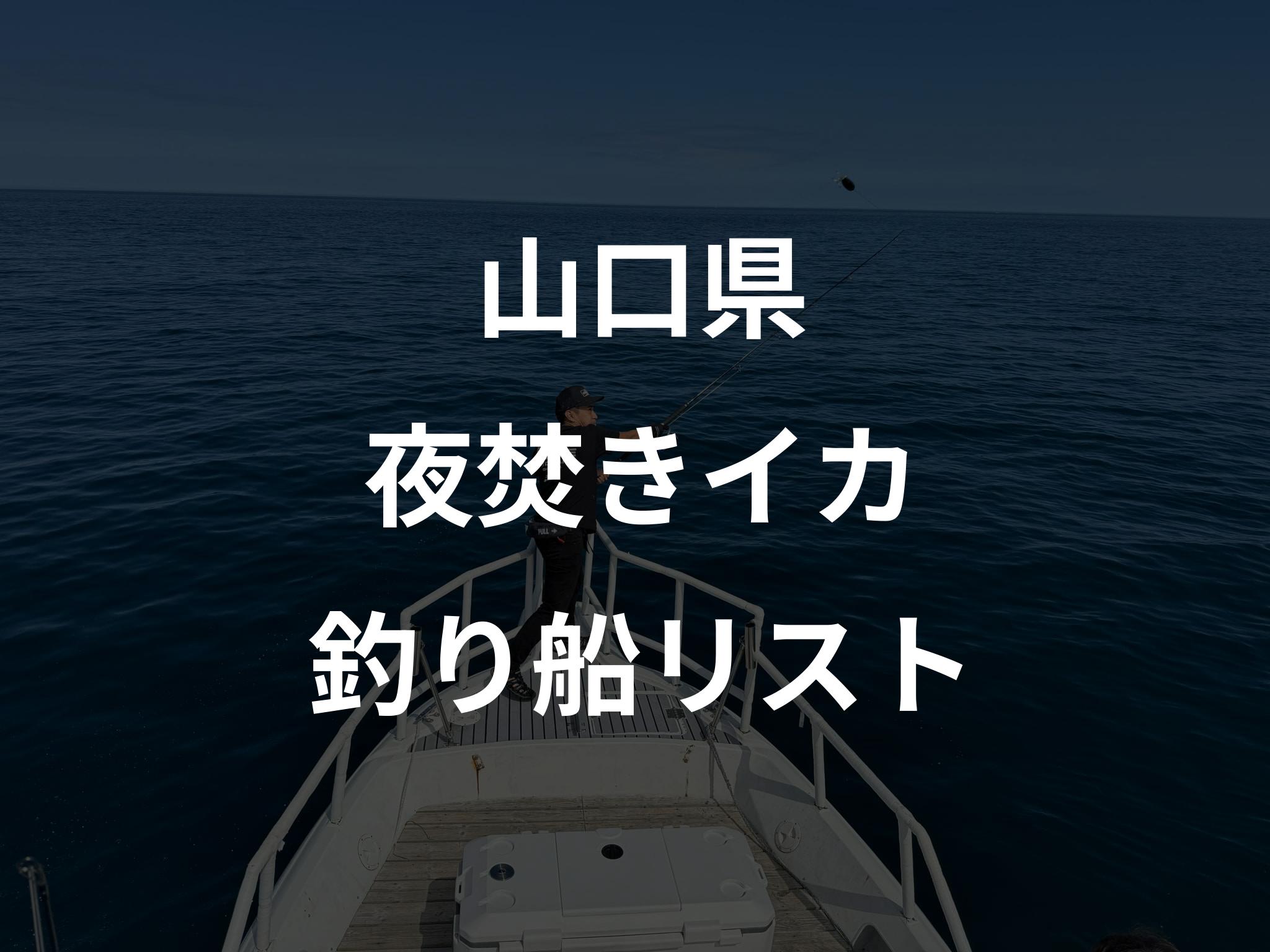 山口県の夜焚きイカ船リストアップ
