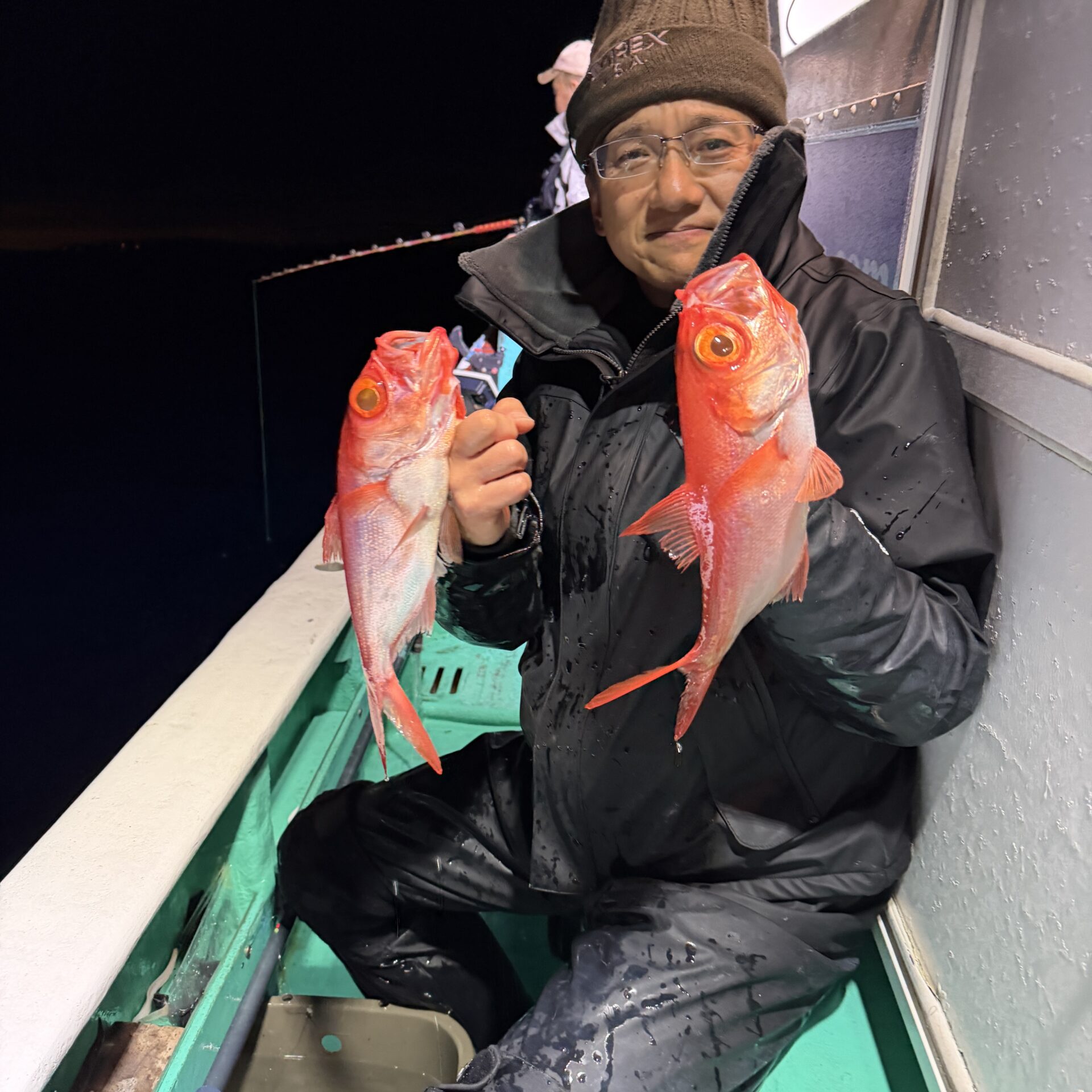 半夜ムツ、キンメ