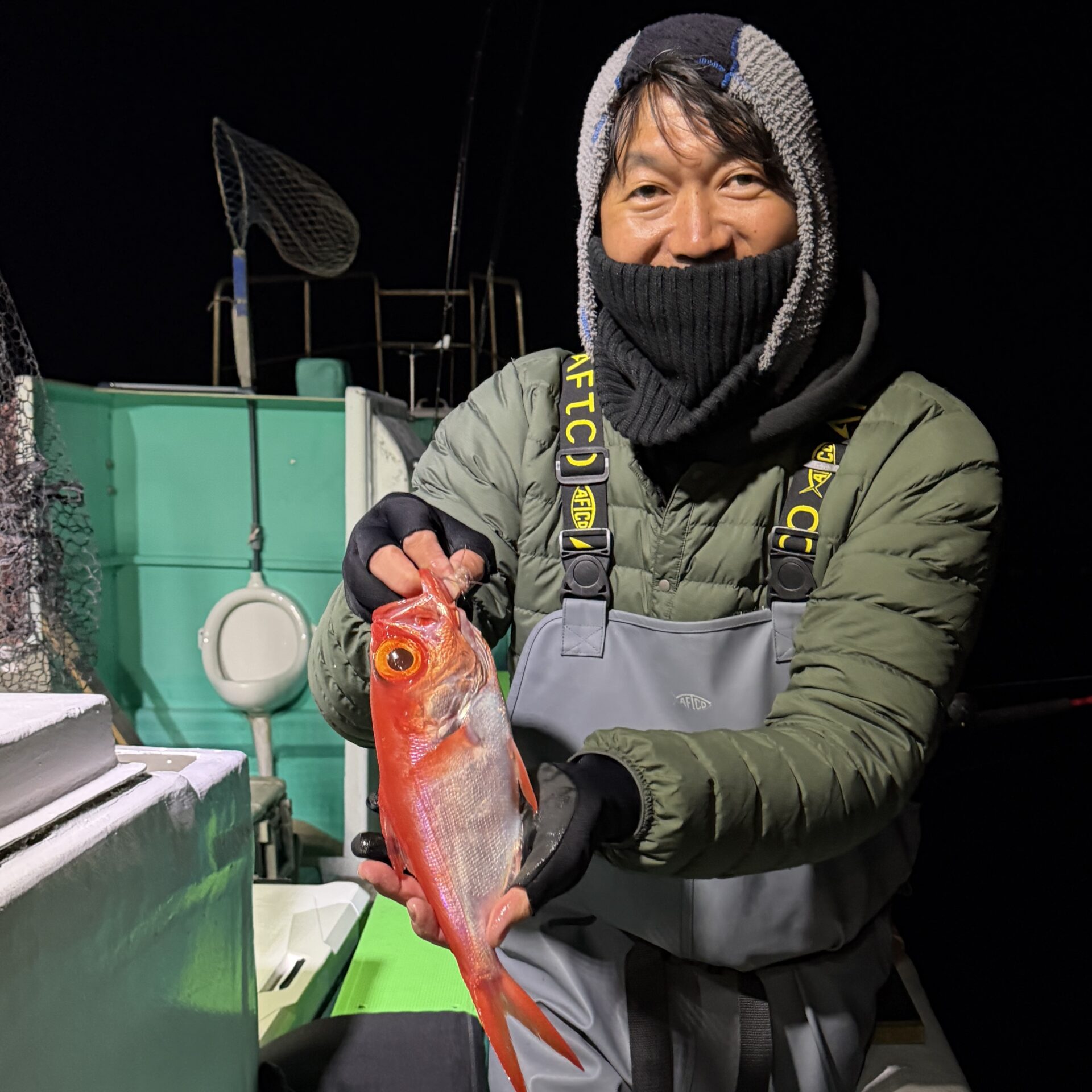 半夜ムツ、キンメ